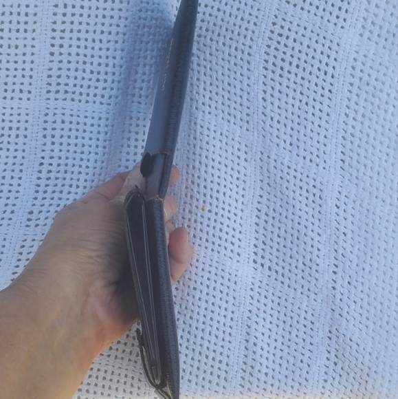 Black Leather Vintage‎ wallet  NEW - Picture 3 of 9